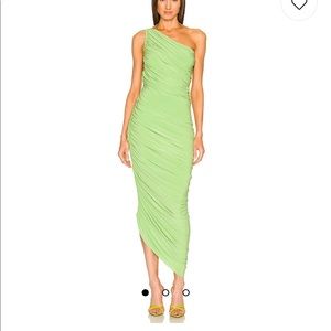 Norma Kamali Diana Dress in Green size Small